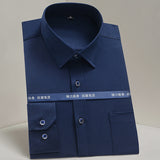 Work Clothes Mercerized Stretch Shirt For Men