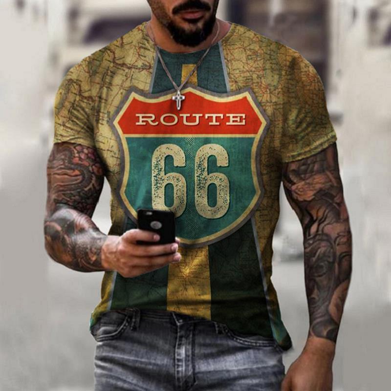 Oversize Clothes Retro Short Sleeve Men